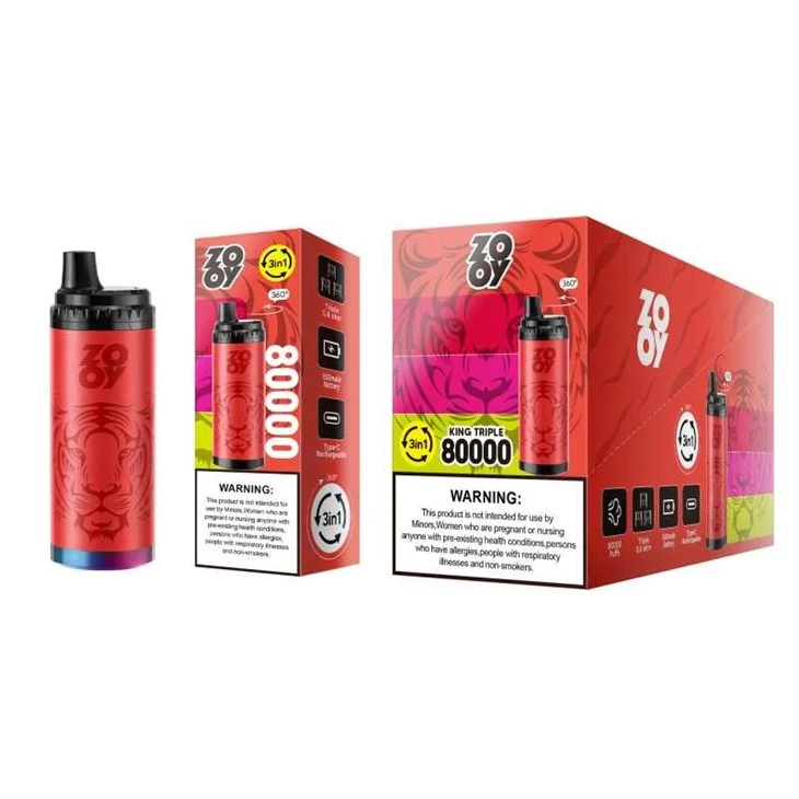 ZOOY KING 3 in 1 80K PUFFS price ZOOY KING 3 in 1 80K PUFFS price